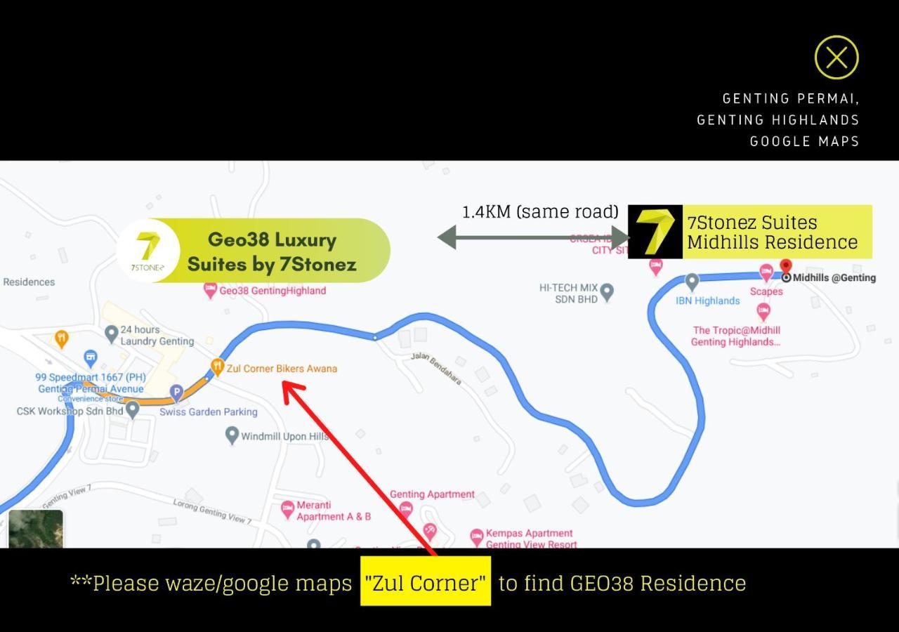 7Stonez Residences Midhills Genting Highlands Dış mekan fotoğraf Genting Highlands location map